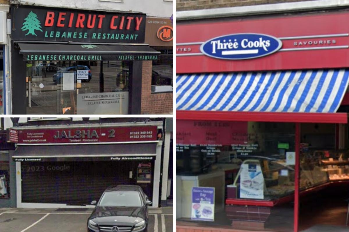 The Bexley restaurants, cafes and takeaways with poor food hygiene