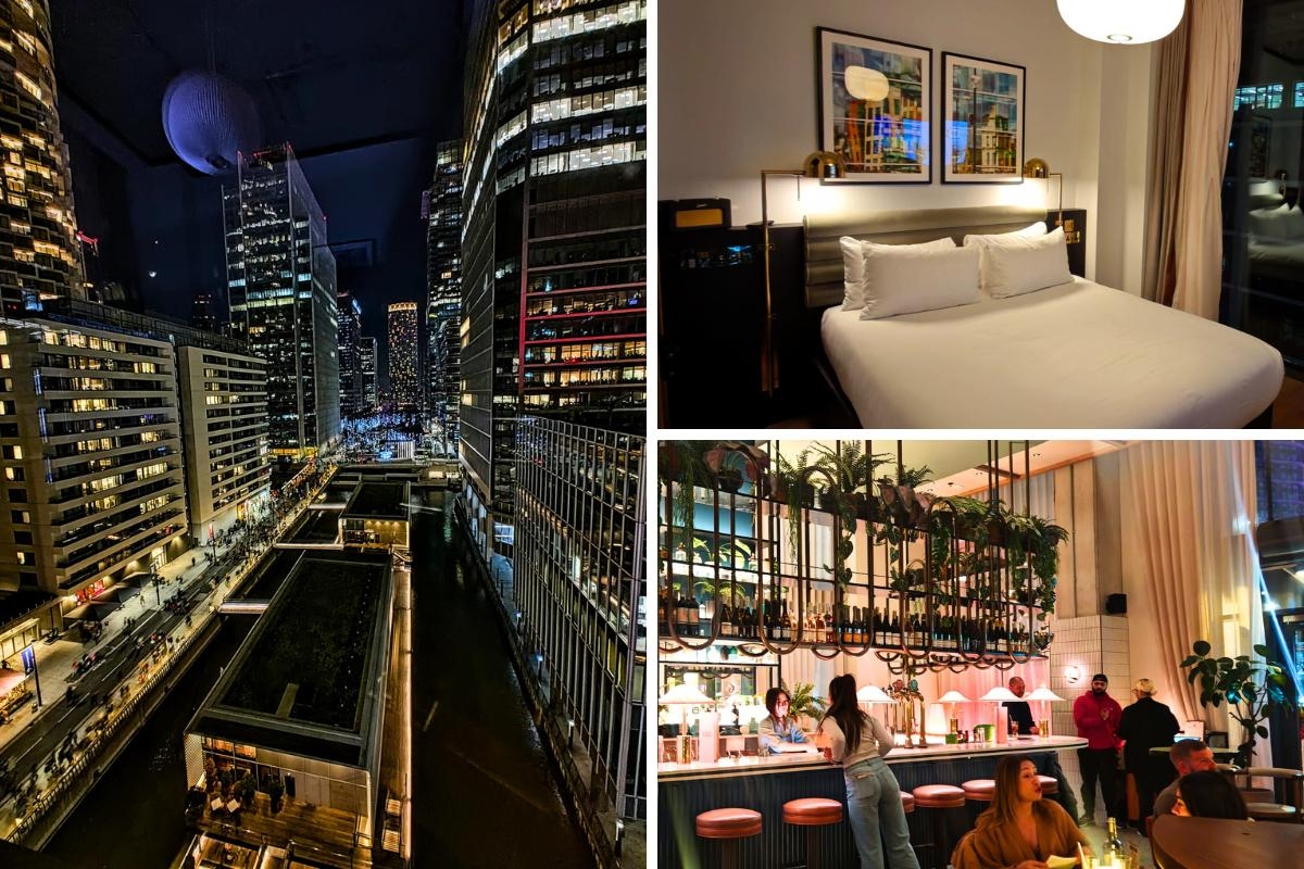 A stylish hotel with jaw-dropping views and buzzing nightlife in Canary Wharf