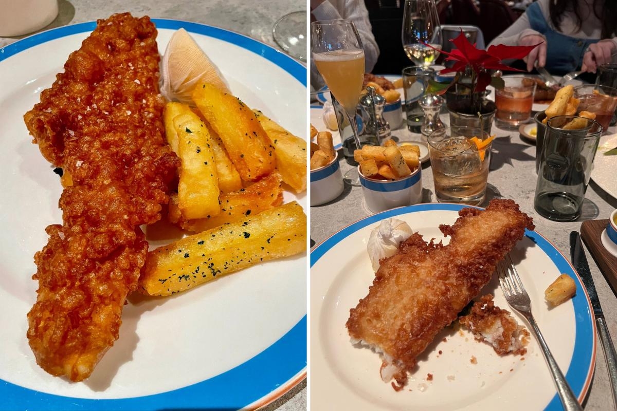 London's most expensive fish and chip shop where one meal will set you back £37