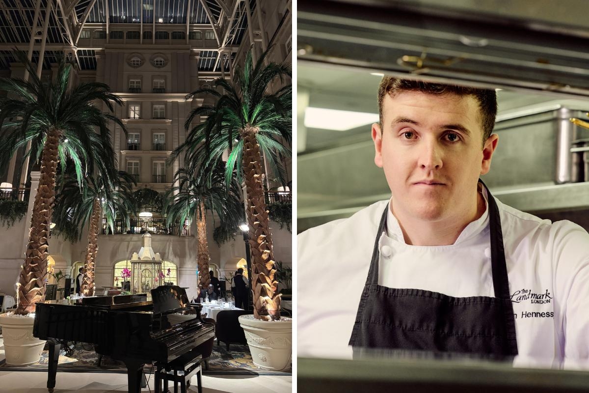 'I tried the new menu at The Landmark London with a chef from The Ritz'