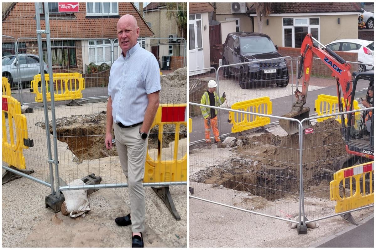 'Crumbling' busy Dartford road in ‘despair' two years after repairs
