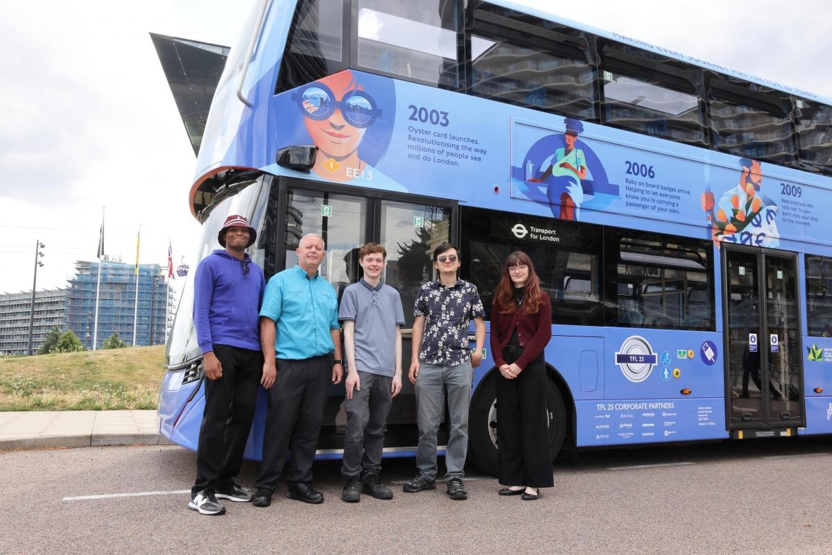 Bold new design rolling out on buses, Tube and trains across London