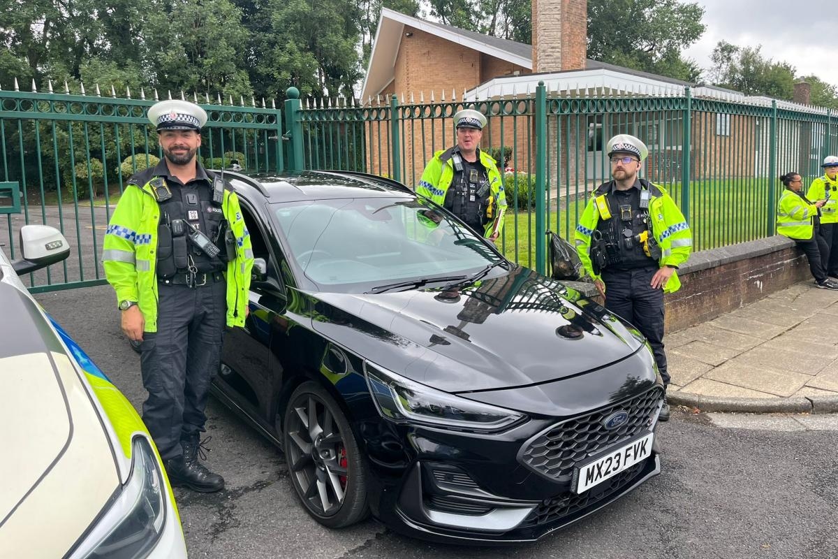 Road safety blitz nets dozens of offenders on Bury New Road