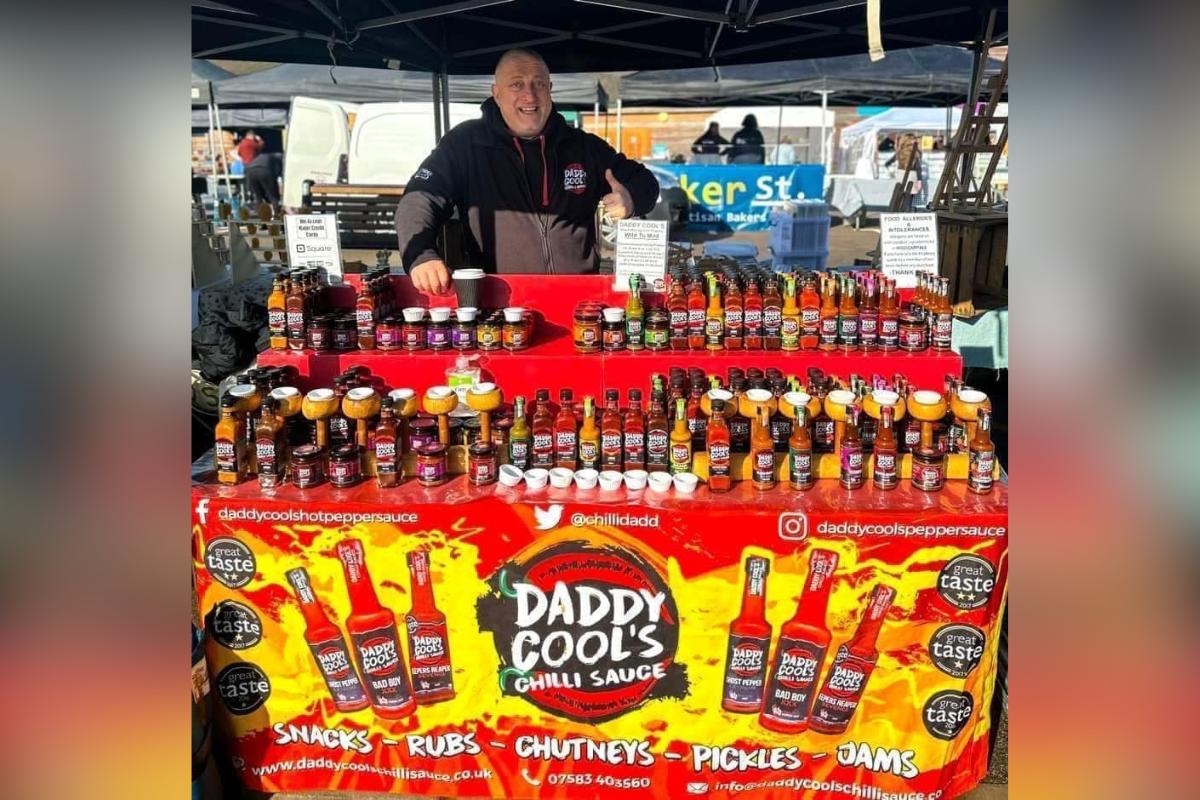 Array of goods and entertainment on show at makers market