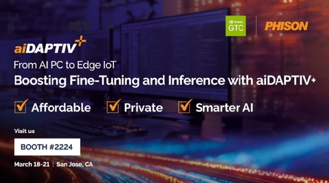 Phison Expands aiDAPTIV+ GPU Memory Extension Capabilities for Additional Platforms to Enable LLM Training and Improve Inferencing On-Premises