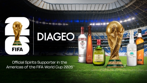 Diageo named Official Spirits Supporter in North, Central and South America for FIFA World Cup 26™