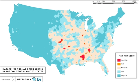 Spring Storm Season Brings Escalating Risks: HazardHub Reveals U.S. Hotspots for Tornadoes, Hail, and Flooding
