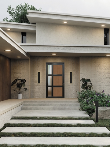 Therma-Tru Introduces Veris Modern Grain Entryways