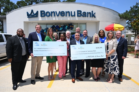 FHLB Dallas and Bonvenu Bank Award $351K to Habitat for Humanity St. Tammany West