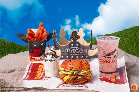 Fire-Breathing Meets Flame-Grilling: Burger King® Introduces Epic New Menu Inspired by the Highly Anticipated How to Train Your Dragon Film