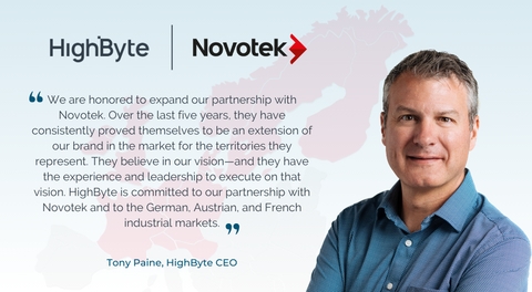 HighByte Expands Partnership with Novotek Group