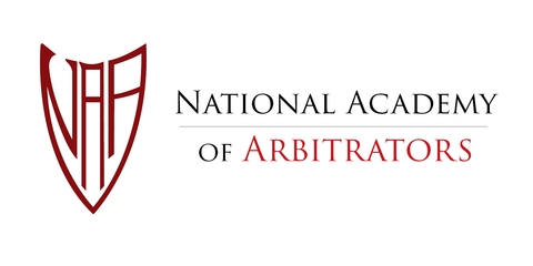 National Academy of Arbitrators Elects New Officers; Joshua Javits sworn in as President, Walt De Treux named President-Elect