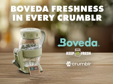 Boveda's Precision Humidity Control Elevates Herbal Freshness in the New Crumblr Aerator