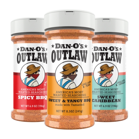 Dan-O's Seasoning Launches New Outlaw Blends