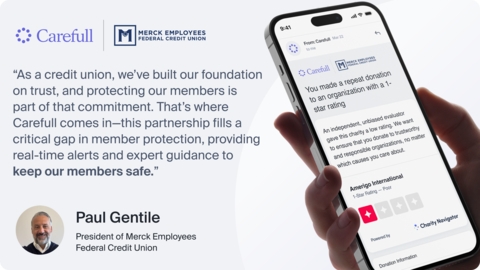 Merck Employees Federal Credit Union Partners with Carefull to Combat Rising Elder Fraud and Scam Threats
