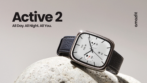 Amazfit Expands Active 2 Lineup with the New Active 2 Square — All the Same Features, Now in a Sleek Square Design