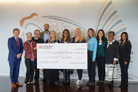 Cathay Bank Supports California Wildfire Recovery Efforts