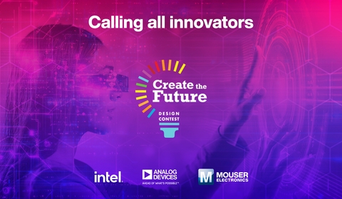 Mouser Electronics Sponsors 2025 Global Create the Future Design Contest to Reward Engineering Innovation