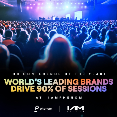 HR Conference of the Year: World's Leading Brands Drive 90% of Sessions at IAMPHENOM