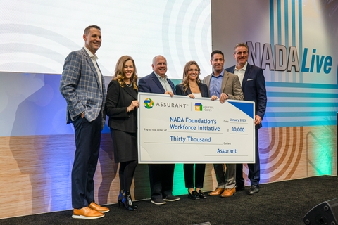 Assurant Foundation Boosts Support for the NADA Foundation's Workforce Initiative with $30,000 Contribution