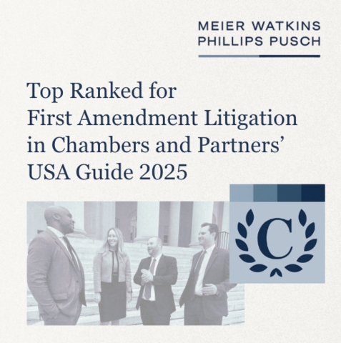 Chambers USA Ranks Meier Watkins Phillips Pusch Among Nation's Top Law Firms