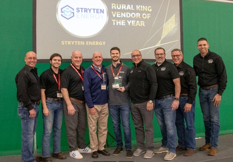 Stryten Energy Receives Rural King "Vendor of the Year" Award