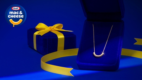 This Mother's Day, Give Mom the Only Little Blue Box She Needs with Kraft Mac & Cheese's 14k Gold Macaroni Necklace