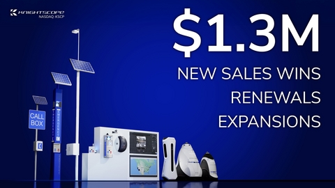 Knightscope Closes Another $1.3M in New Sales Wins, Renewals & Expansions