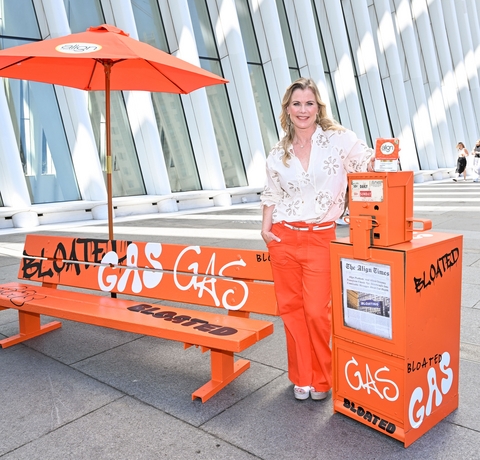 Align Probiotic and Alison Sweeney Transform Classic NYC Streetscapes Into Unmissable Messages About Gut Health