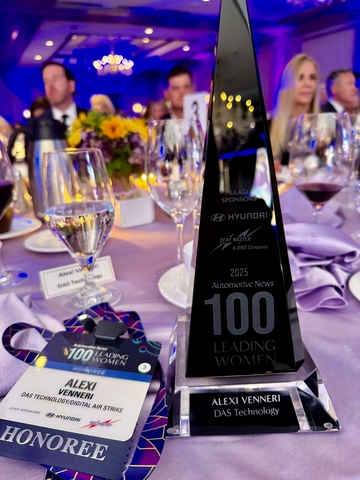 DAS Technology Co-Founder and CEO Alexi Venneri is Recognized Among 100 Leading Women in the North American Automotive Industry