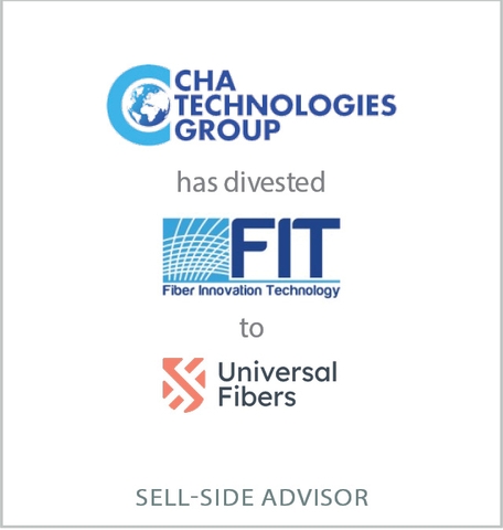 D.A. Davidson Acts as Exclusive Financial Advisor to Cha Technologies Group in its Sale of FIT