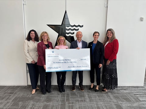 American Water Charitable Foundation Continues National Partnership with American Red Cross