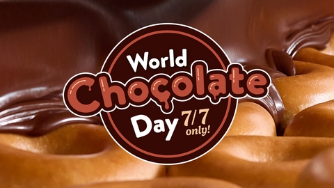 KRISPY KREME® Celebrates World Chocolate Day July 7 by Returning Chocolate Glazed Doughnuts, This Time with HERSHEY'S Chocolate!