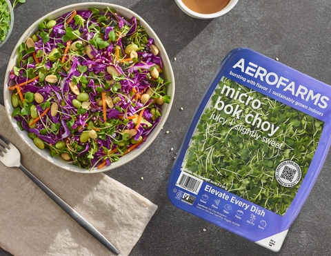 AeroFarms® First to Introduce Micro Bok Choy to Consumers in U.S. Retail