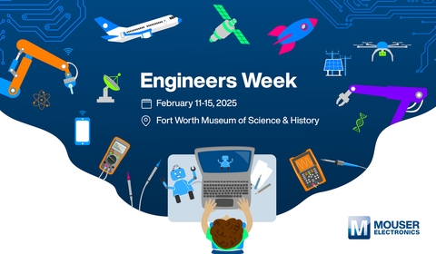 Mouser Electronics Sponsors Engineers Week 2025, Encouraging Students to Innovate for the Future