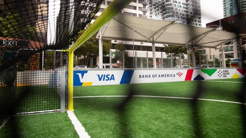 Visa, Street Soccer USA and Bank of America Join Forces to Expand Access to Soccer in Communities Across the United States