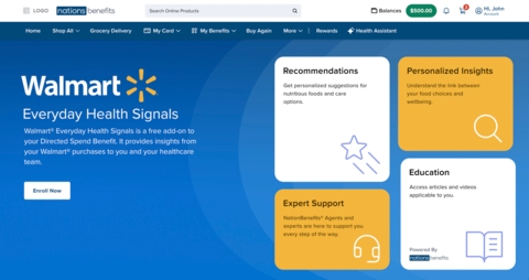 NationsBenefits® and Walmart are Revolutionizing Health Plan Member Engagement with Technology, Retail and Nutrition Integrations