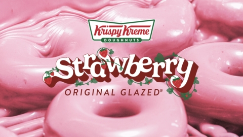 KRISPY KREME'S® Strawberry Original Glazed® Doughnut Returns!