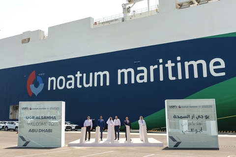United Global Ro-Ro Celebrates Maiden Voyage of LNG-Powered Vessel at Khalifa Port