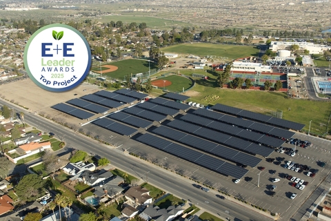 Kern Community College District and ForeFront Power Awarded E+E Leader's "Top Project of the Year" for Solar Energy Portfolio