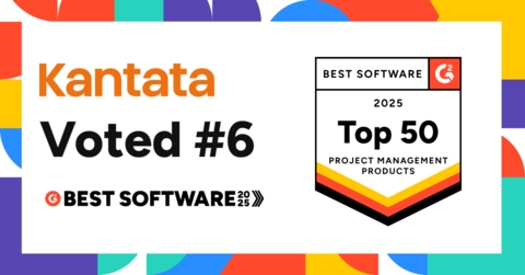 Kantata Earns Top 10 Spot on G2's 2025 Best Software Awards for Project Management Products
