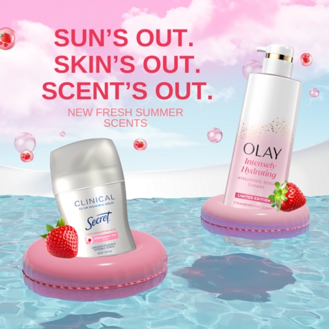 The Most Refreshing Drop of the Summer: Olay and Secret Debut Limited Edition Summer Fizz Scent Collection