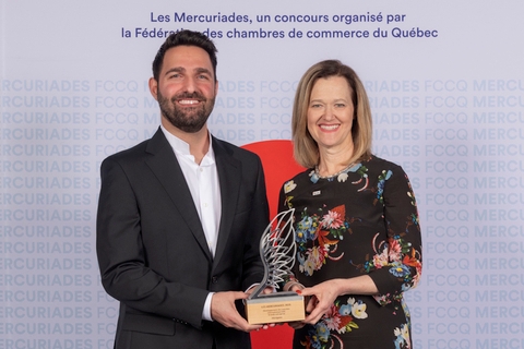 HGreg receives a Mercure Award in the EDC International Market Development category