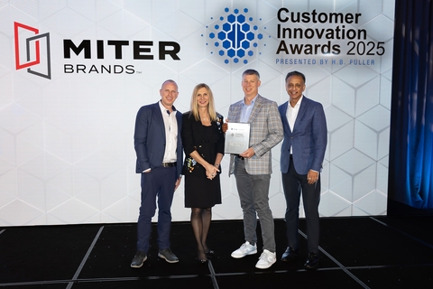 MITER Brands Wins H.B. Fuller's 2025 Customer Innovation Award