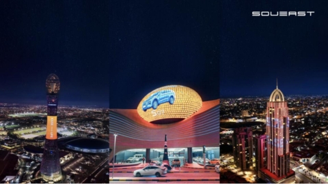 SOUEAST Illuminates Middle East Landmarks, Showcasing a New Urban Mobility Vision