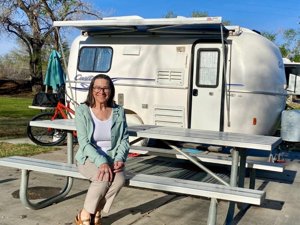A boomer struggled on $1,764 monthly in Social Security until she moved into a trailer to work at America's parks: 'It literally saved me'