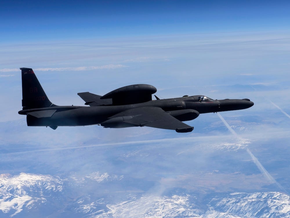 High-flying U-2 'Dragon Lady' spy planes and other recon aircraft are doing border security as Trump cracks down
