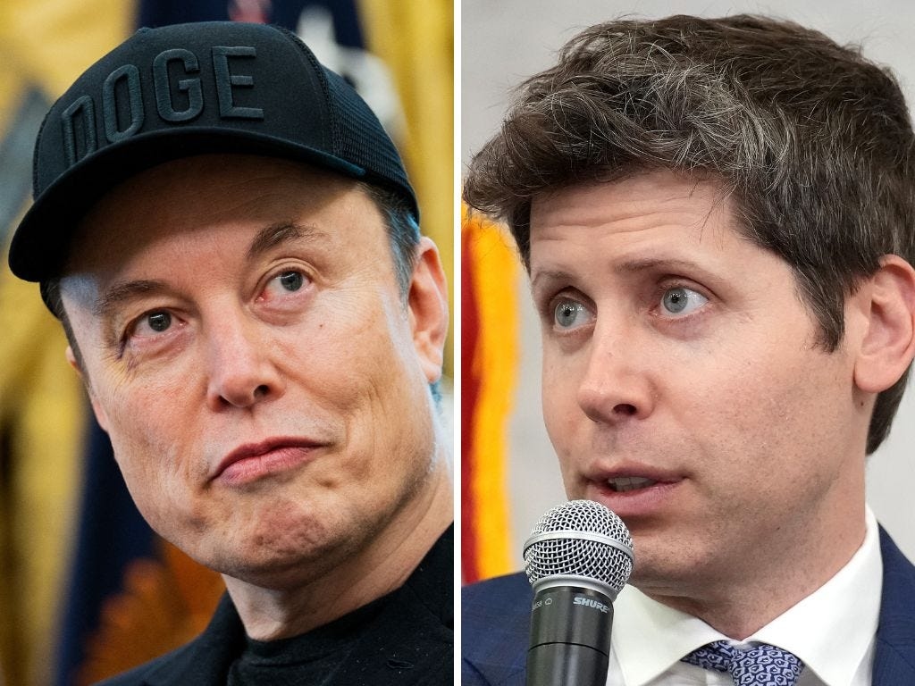 Elon Musk is trying to pit ChatGPT against its owner as his feud with Sam Altman escalates