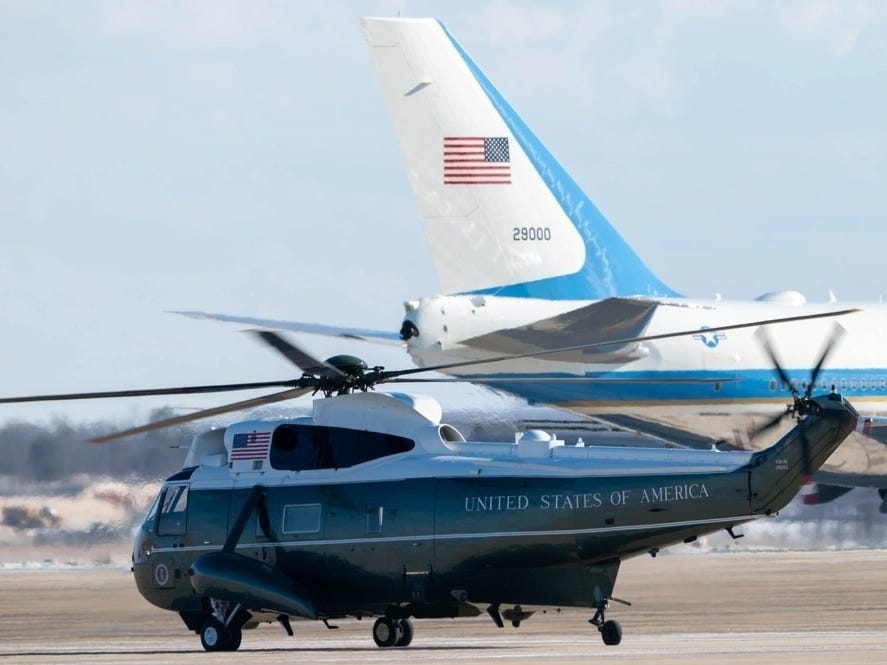 See the US's presidential aircraft fleet that Trump wants to add to with a $400 million gift