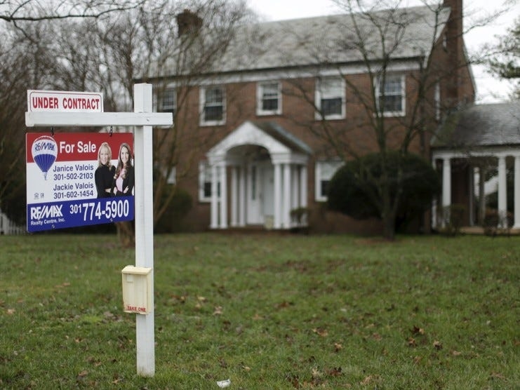Here's the latest sign that the US housing market has frozen over